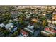 Aerial view of a building within College of Charleston surrounded by other buildings, trees, and greenery at 154 Wentworth St, Charleston, SC 29401