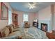 Living room featuring a decorative rug, fireplace and comfortable seating at 154 Wentworth St, Charleston, SC 29401