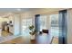 Elegant dining area with natural light, modern table setting, and a view into the kitchen at 1576 Pine Grove Rd, Ruffin, SC 29475