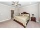 The primary bedroom has traditional details and ensuite bathroom access at 158 Boots Branch Rd, Summerville, SC 29485