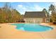 Enjoy this refreshing community pool with ample seating and pristine landscaping at 168 Keaton Brook Dr, Summerville, SC 29485