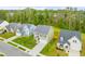 Aerial view of a residential neighborhood showcasing well-maintained homes and green spaces at 1728 Refuge Dr, Ladson, SC 29456
