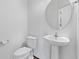 Powder room with modern fixtures at 1728 Refuge Dr, Ladson, SC 29456