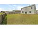 Backyard view showcasing the fenced-in lawn area, providing privacy at 183 Greenwich Dr, Summerville, SC 29486