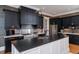 Contemporary kitchen with stainless steel refrigerator, custom cabinetry, and an open design at 1905 Lone Oak Pt, Mount Pleasant, SC 29466