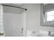 Bathroom with a shower-tub combo, framed mirror, and neutral walls at 209 Killarney Trl, Moncks Corner, SC 29461