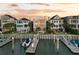 Beautiful waterfront homes with private docks and stunning sunset views at 21 Morgan Place Dr, Isle of Palms, SC 29451