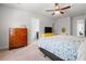 Comfortable bedroom with ceiling fan, natural light and bright decor at 210 Grand Palm Ln, Summerville, SC 29485