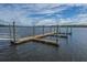A boat dock provides convenient access to the water, with slips for mooring boats and enjoying aquatic adventures at 2282 Braided Ln, Mount Pleasant, SC 29466