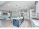 Beautiful eat-in kitchen featuring a large island, modern appliances, and an adjacent dining area at 2282 Braided Ln, Mount Pleasant, SC 29466