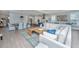 Spacious open-concept layout with a living room, dining area, and kitchen, perfect for modern living at 2282 Braided Ln, Mount Pleasant, SC 29466