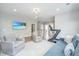 Upstairs room with a sofa and television at 2282 Braided Ln, Mount Pleasant, SC 29466