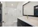 Beautiful bathroom features a glass shower, modern fixtures, and sleek vanity at 2568 Helmsman Rd, Johns Island, SC 29455