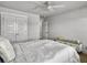 Spacious bedroom with neutral walls, plush carpeting, and ample closet space at 2889 Backman St, Mount Pleasant, SC 29466