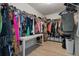 Spacious walk-in closet with ample storage, clothing racks, and organized shelving at 3149 Timberline Dr, Johns Island, SC 29455