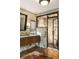 Elegant bathroom with a marble shower, custom vanity, and sleek modern design at 333 W Confederate Cir, Charleston, SC 29407