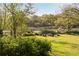 Inviting backyard firepit area with Adirondack chairs overlooking the water, perfect for entertaining and enjoying the outdoors at 333 W Confederate Cir, Charleston, SC 29407