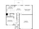 Layout of the first floor of this two story home, highlighting kitchen, dining, flex room, and garage at 4115 Rising Tide Dr, Summerville, SC 29485