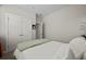 Bedroom featuring double closet doors, neutral walls and carpet at 4143 Rigsby Ln, Charleston, SC 29414