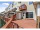 This spacious back deck provides a great outdoor area for entertaining and enjoying waterfront views at 4735 Arco Ln, North Charleston, SC 29418