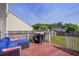 Outdoor deck with a grill and patio furniture, perfect for entertaining at 500 Dolphin Dr, Summerville, SC 29485