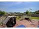 Enjoy the view from this wood deck overlooking a well-manicured backyard at 500 Dolphin Dr, Summerville, SC 29485