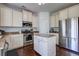 A well-equipped kitchen featuring stainless steel appliances and granite countertops at 500 Dolphin Dr, Summerville, SC 29485