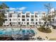 Exterior daytime view of multi-Gathering homes with swimming pool and lounge area at 508 Helmsman St, Charleston, SC 29492