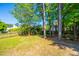 Spacious and well-maintained backyard featuring lush green grass and mature trees at 522 Antebellum Ln, Mount Pleasant, SC 29464