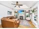 Inviting living room with fireplace, television, and comfortable seating arrangement at 522 Antebellum Ln, Mount Pleasant, SC 29464