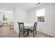 Cozy dining area with built-in bench seating and two chairs at 523 Bayshore Blvd, Goose Creek, SC 29445