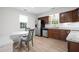 Eat-in kitchen with stainless steel appliances, granite countertops, and a sunny breakfast nook at 523 Bayshore Blvd, Goose Creek, SC 29445