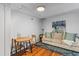 Cozy living space with hardwood floors, a comfortable sofa, and stylish decor at 9 Kracke St # A & B, Charleston, SC 29403