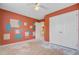 Bedroom features an accent wall and white closet with plenty of space at 9609 Portal Ct, Summerville, SC 29485