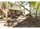 A backyard patio featuring outdoor dining area with room for grill and seating at 100 N Gateshead Xing, Goose Creek, SC 29445
