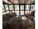 Relaxing sunroom with comfortable seating and views of the surrounding greenery at 1020 Welles Ln, Walterboro, SC 29488