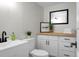 A beautifully styled bathroom with modern fixtures, a stylish vanity, and decorative accents at 105 Brailsford Rd, Summerville, SC 29485