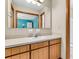 Classic bathroom with a large mirror over wood cabinetry, and access to the toilet area at 106 Spring Farm Pl, Summerville, SC 29485