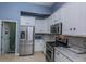 Well-equipped kitchen featuring stainless steel appliances and modern cabinetry at 107 Towering Pine Dr, Ladson, SC 29456