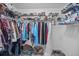 Walk-in closet with wire shelving and lots of storage space for clothes and shoes at 1218 Cosmos Rd, Summerville, SC 29483