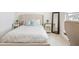 Bedroom with a upholstered bed, mirror and views from the window at 127 Archdale St, Summerville, SC 29486