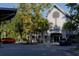 Rustic retail building with a palm tree logo and parking at 1423 Dahlia Dr, Mount Pleasant, SC 29464