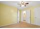 A spacious bedroom with neutral carpet and multiple closets for ample storage at 1516 Blaze Ln, Charleston, SC 29412