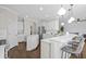 Open concept kitchen with stainless appliances, granite countertops and lots of natural light at 1537 Fishbone Dr, Johns Island, SC 29455