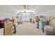 Large attic with storage space and seating area, a versatile bonus space in the home at 195 Edinburgh St, Summerville, SC 29483