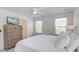 Bright bedroom with a ceiling fan, carpet, and natural light at 207 Winding River Dr, Johns Island, SC 29455