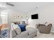 Comfortable living room with a sectional sofa, accent chair, and modern decor at 2505 Stadium Dr, North Charleston, SC 29406