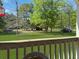 Scenic view from the porch overlooking the lush, green backyard at 260 Lake Dr, Summerville, SC 29483