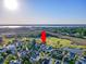 Beautiful aerial view showcasing the home's proximity to a golf course and waterfront at 2640 Crooked Stick Ln, Mount Pleasant, SC 29466