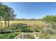 Picturesque golf course view from deck, framed by mature trees and lush landscaping at 2640 Crooked Stick Ln, Mount Pleasant, SC 29466